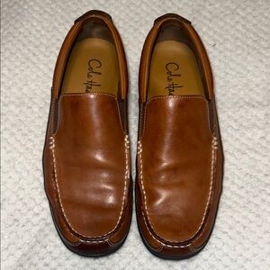Men’s Cole Haan Light Brown Leather Slip-On Loafers